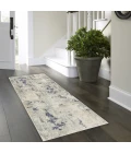 LR Home Cheshire Blue CHESH 2ft. x 7ft. Runner Rug