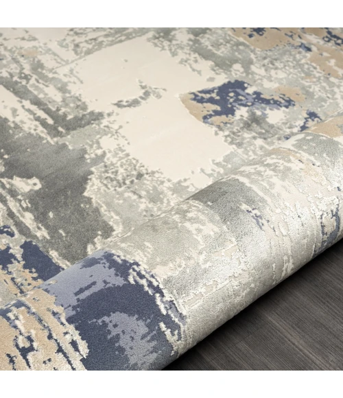 LR Home Cheshire Blue CHESH 9ft. x 12ft. Rectangle Rug