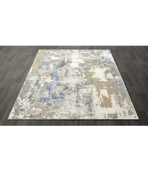 LR Home Cheshire Blue CHESH 9ft. x 12ft. Rectangle Rug