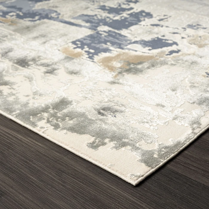 Rugs Town Blue 82128 7 ft. 9 in. X 9 ft. 9 in. Rect. Rug