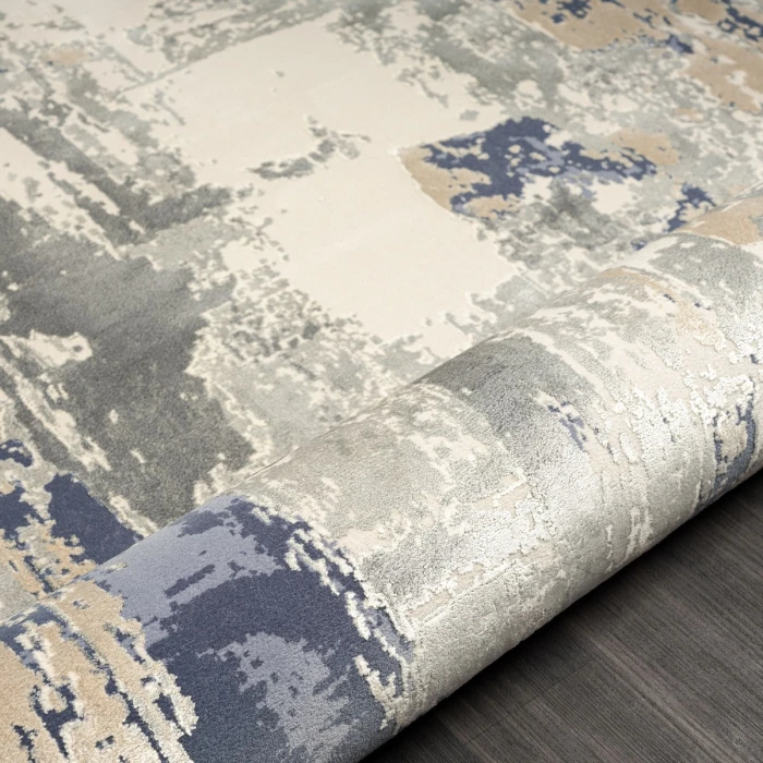 Rugs Town Blue 82128 7 ft. 9 in. X 9 ft. 9 in. Rect. Rug