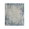 LR Home Cheshire 82316 Blue/ Gray 2' X 3' Rect. Rug