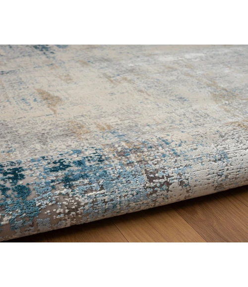 LR Home CHESHIRE 82316 Blue/ Gray 2' X 3' Rect. Rug