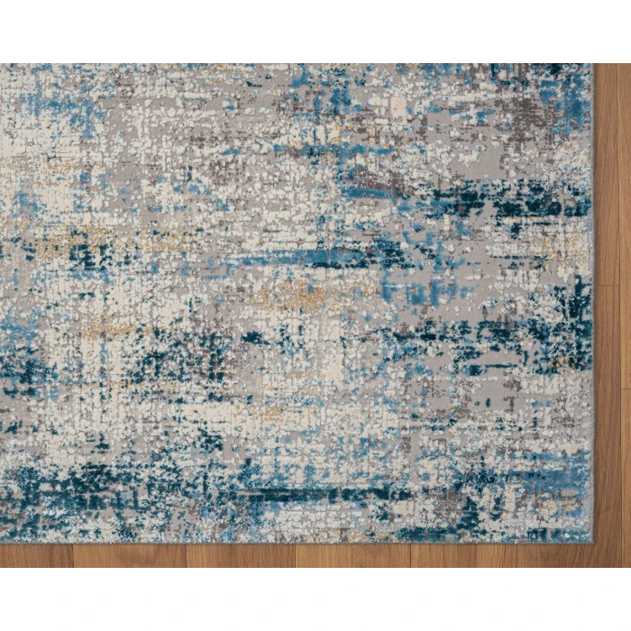 LR Home CHESHIRE 82316 Blue/ Gray 2' X 3' Rect. Rug