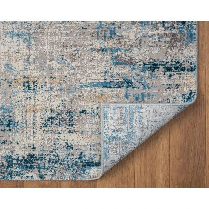 LR Home CHESHIRE 82316 Blue/ Gray 2' X 3' Rect. Rug