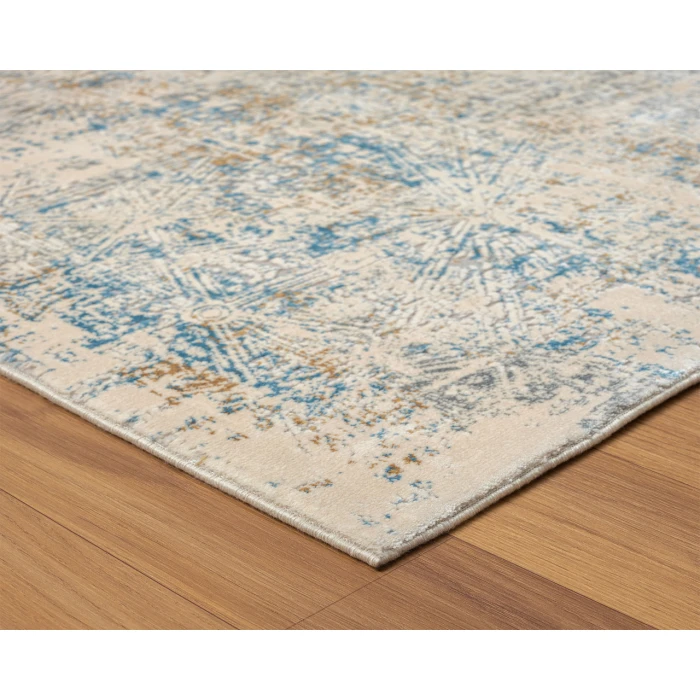 LR Home CHESHIRE 82317 Blue/ Gray 2' X 3' Rect. Rug