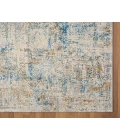 LR Home CHESHIRE 82317 Blue/ Gray 2' X 3' Rect. Rug
