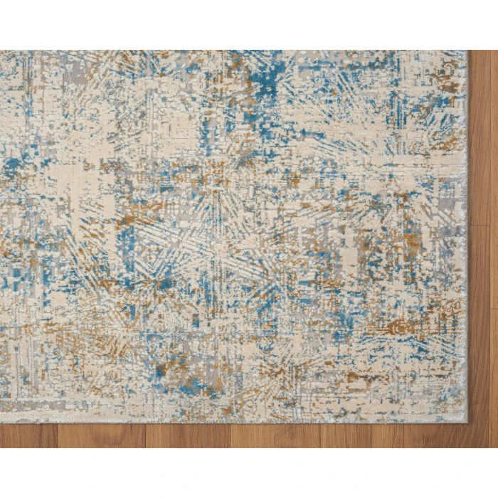 LR Home CHESHIRE 82317 Blue/ Gray 2' X 3' Rect. Rug