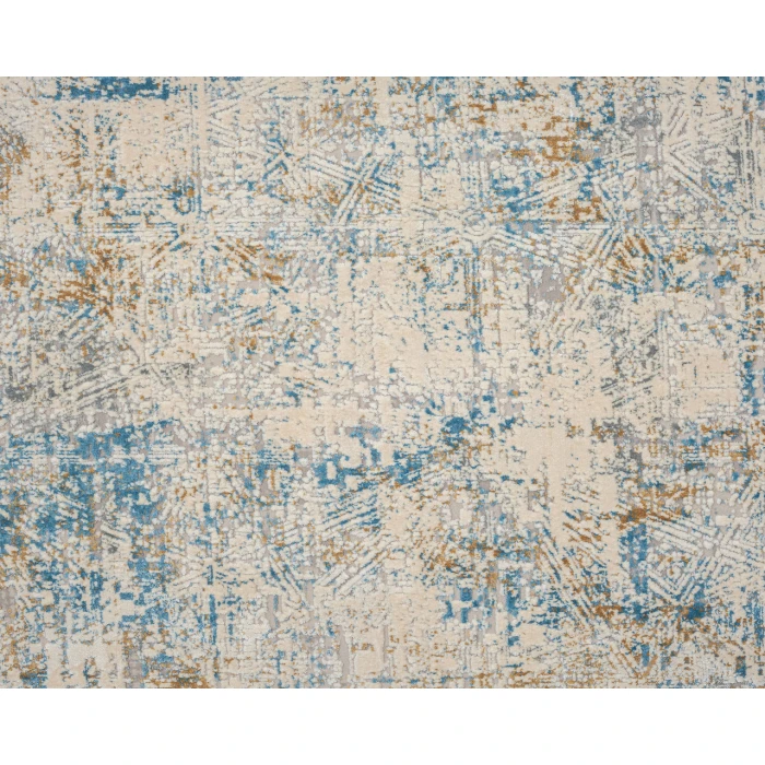 LR Home CHESHIRE 82317 Blue/ Gray 2' X 3' Rect. Rug
