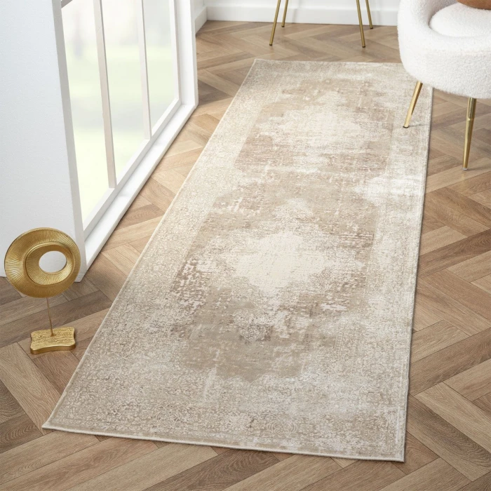 Rugs Town Ivory/Beige 82405 2 ft. 6 in. X 8 ft. Rect. Rug