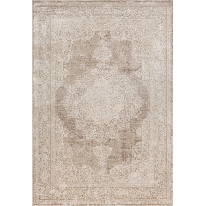 Rugs Town Ivory CHESH 4ft. x 6ft. Rectangle Rug