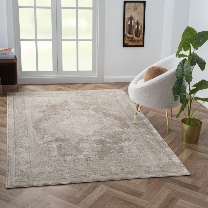 Rugs Town Ivory/Beige 82405 9 ft. X 12 ft. Rect. Rug