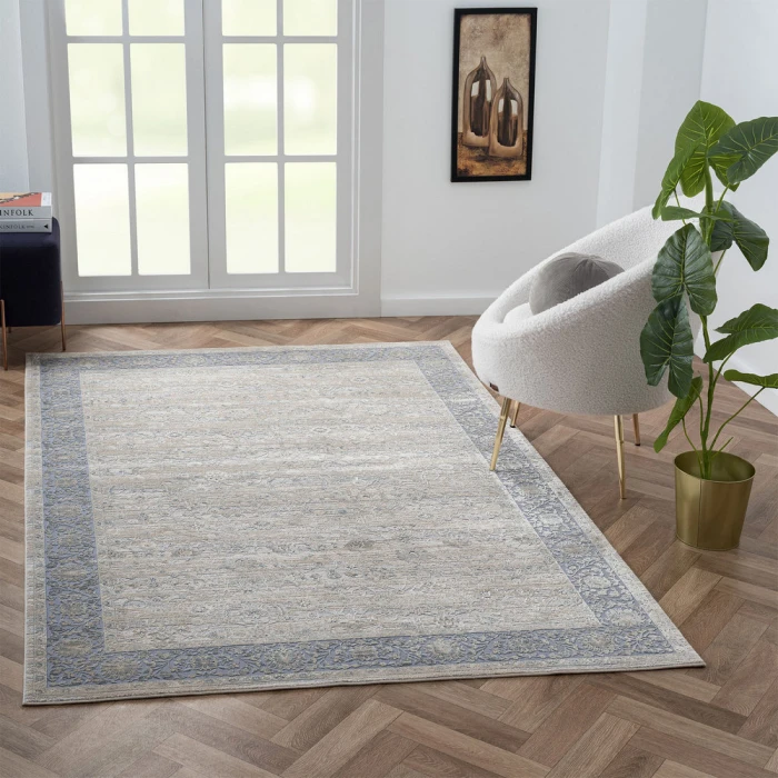 Rugs Town 82406 Blue/ Beige 2' X 3' Rect. Rug