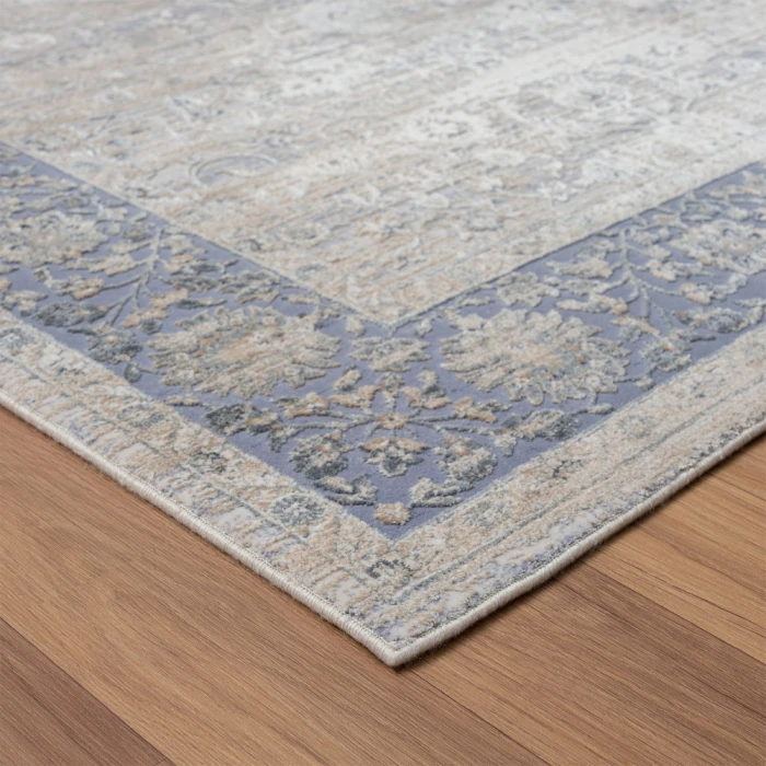 Rugs Town 82406 Blue/ Beige 2' X 3' Rect. Rug