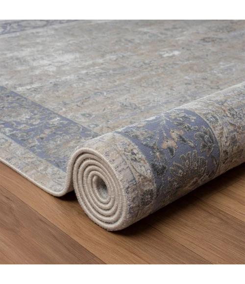 LR Home CHESHIRE 82406 Blue/ Beige 2' X 3' Rect. Rug