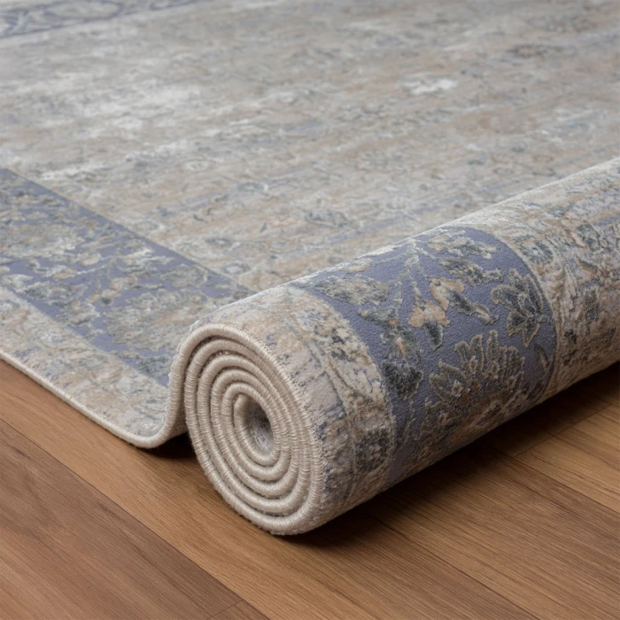 Rugs Town 82406 Blue/ Beige 2' X 3' Rect. Rug