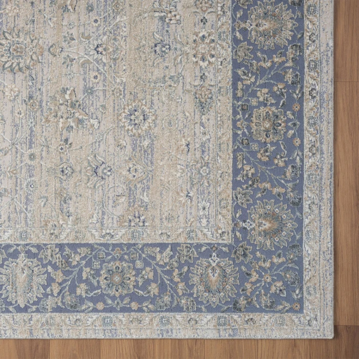 Rugs Town 82406 Blue/ Beige 2' X 3' Rect. Rug