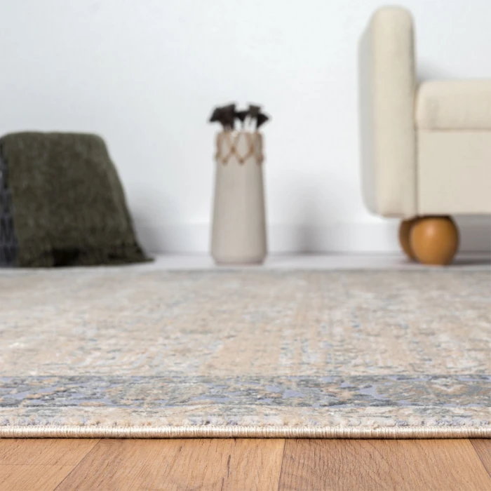 Rugs Town 82406 Blue/ Beige 2' X 3' Rect. Rug