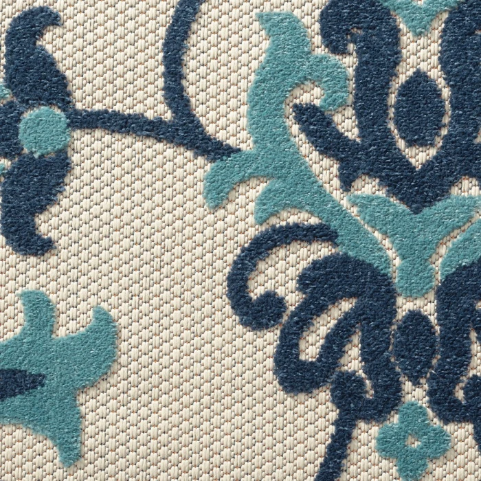 Rugs Town Cabana 81813 Blue 5' X 8' Rect. Rug