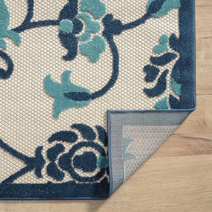 Rugs Town Cabana 81813 Blue 5' X 8' Rect. Rug