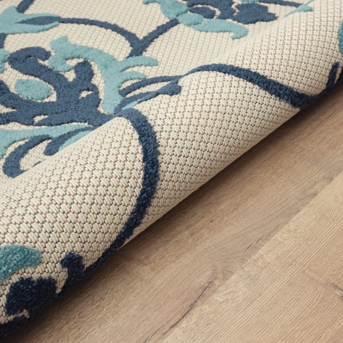 Rugs Town Cabana 81813 Blue 5' X 8' Rect. Rug