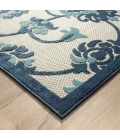 LR Home Copa Cabana 81813 Blue 3'6" X 5'6 Rect. Rug