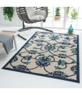 LR Home Copa Cabana 81813 Blue 3'6" X 5'6 Rect. Rug
