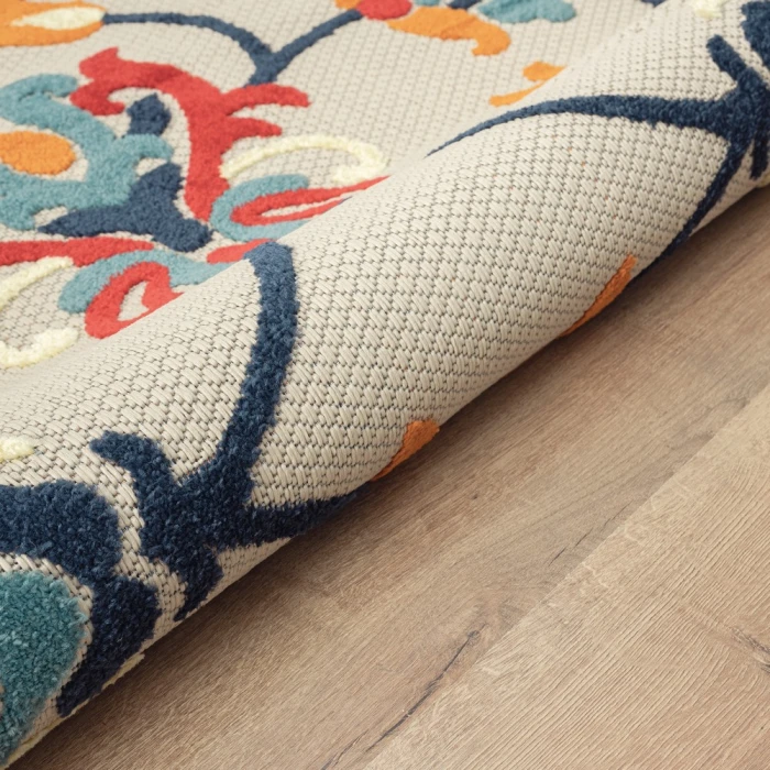 Rugs Town Cabana 81814 Orange/ Multi 5' X 8' Rect. Rug