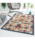 LR Home Copa Cabana 81814 Orange/ Multi 5' X 8' Rect. Rug