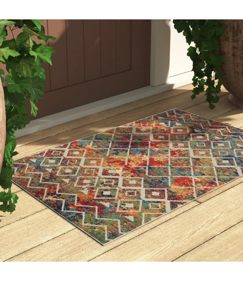 LR Home Copa Cabana 81815 Multi 2' X 3' Rect. Rug