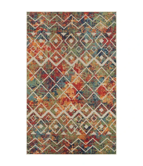 LR Home Copa Cabana 81815 Multi 3'6" X 5'6 Rect. Rug