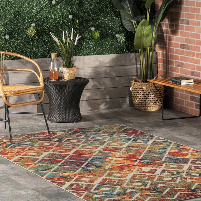 Rugs Town Cabana 81815 Multi 7'10" X 9'10 Rect. Rug