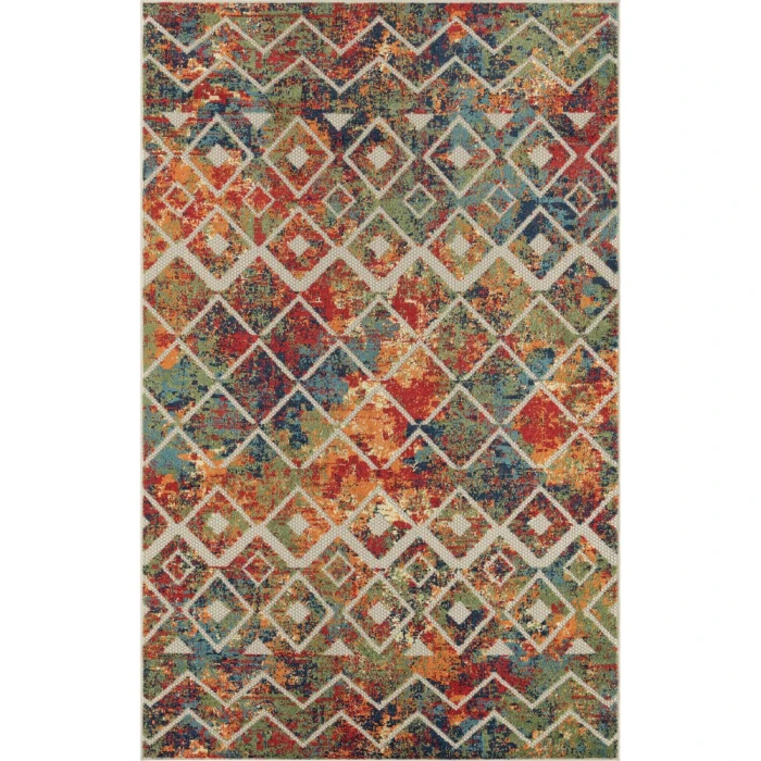 Rugs Town Cabana 81815 Multi 7'10" X 9'10 Rect. Rug