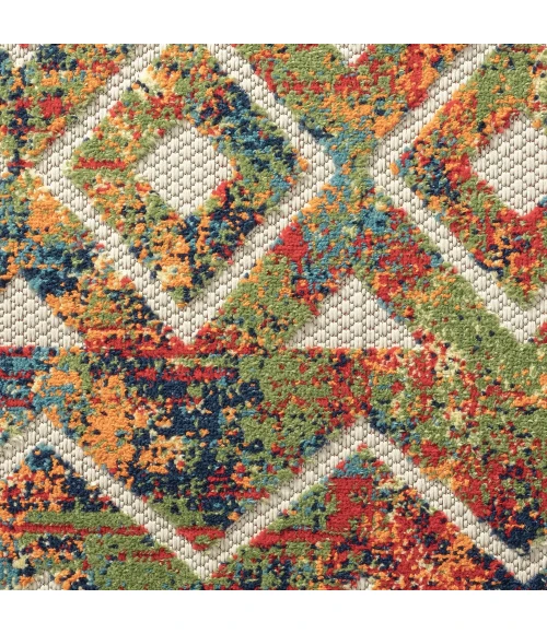 LR Home Copa Cabana 81815 Multi 3'6" X 5'6 Rect. Rug