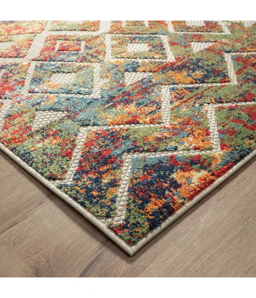 LR Home Copa Cabana 81815 Multi 3'6" X 5'6 Rect. Rug