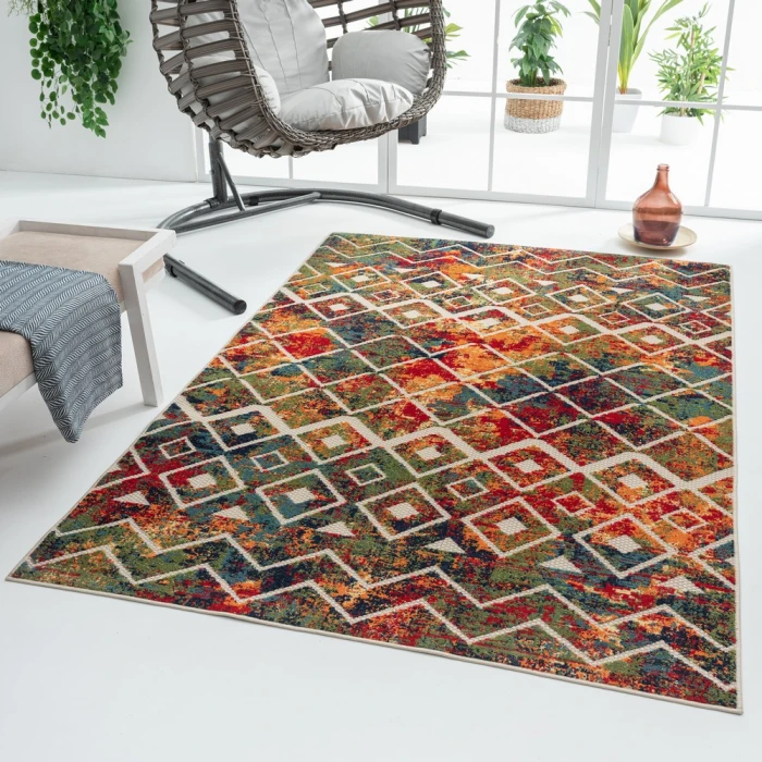 Rugs Town Cabana 81815 Multi 7'10" X 9'10 Rect. Rug