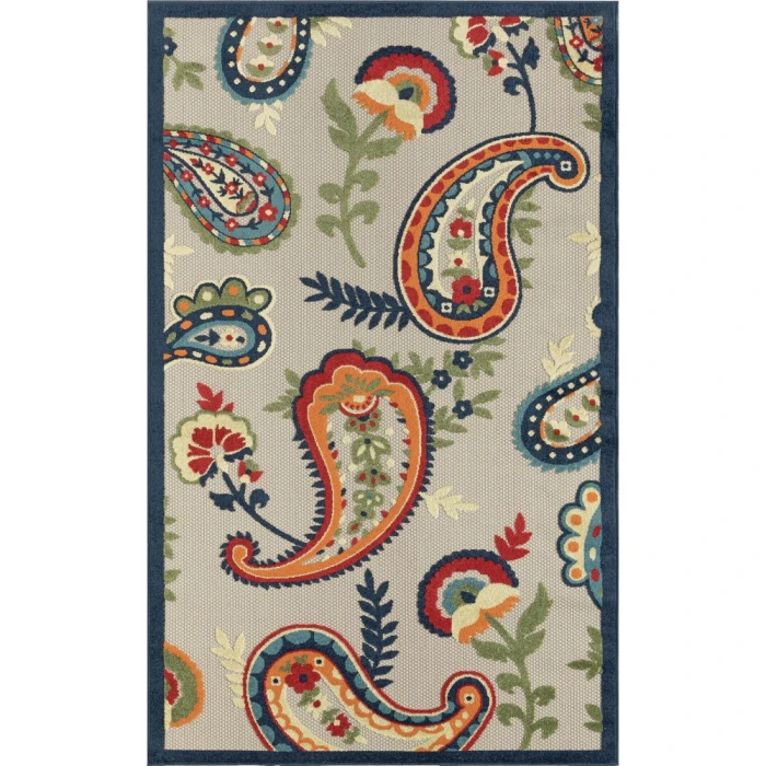 Rugs Town Cabana 81817 Multi 3'6" X 5'6 Rect. Rug