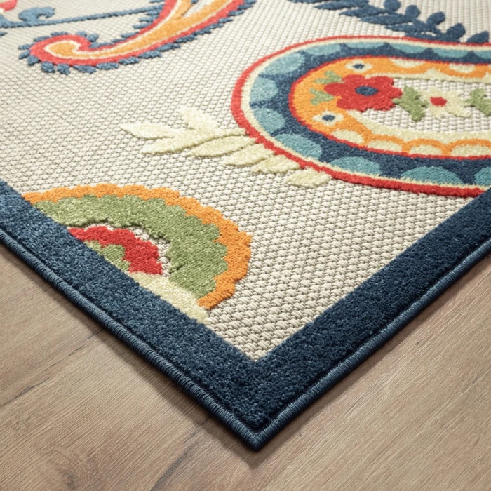 Rugs Town Cabana 81817 Multi 3'6" X 5'6 Rect. Rug