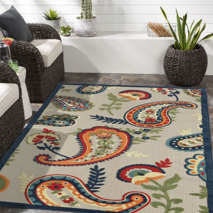 Rugs Town Cabana 81817 Multi 3'6" X 5'6 Rect. Rug