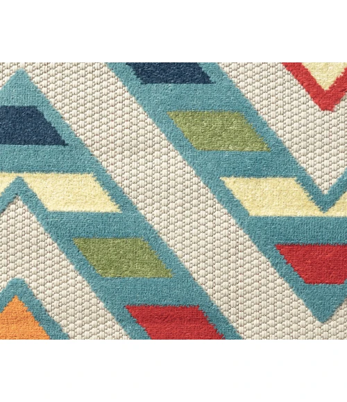 LR Home Copa Cabana 81818 Multi 3'6" X 5'6 Rect. Rug