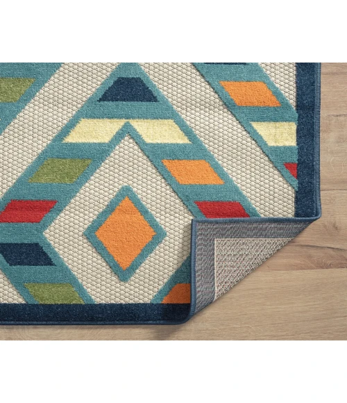 LR Home Copa Cabana 81818 Multi 3'6" X 5'6 Rect. Rug