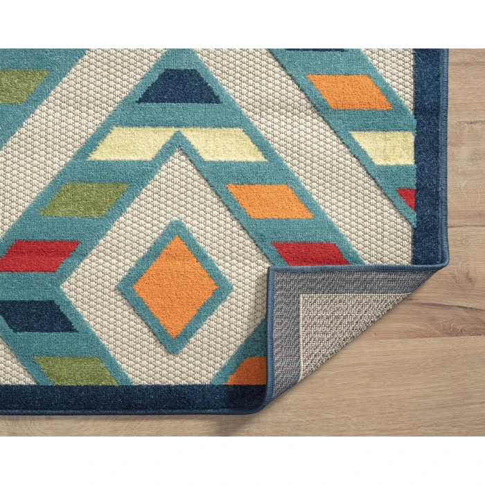 Rugs Town Cabana 81818 Multi 3'6" X 5'6 Rect. Rug