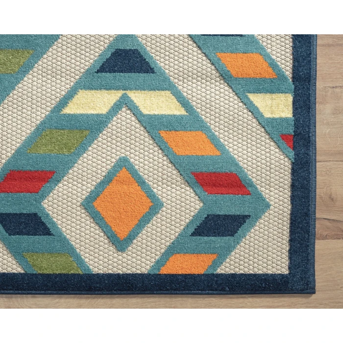 Rugs Town Cabana 81818 Multi 3'6" X 5'6 Rect. Rug