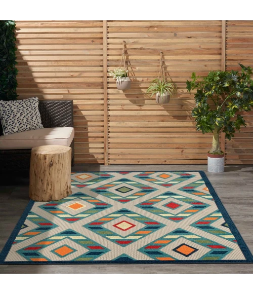 LR Home Copa Cabana 81818 Multi 3'6" X 5'6 Rect. Rug