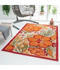 LR Home Copa Cabana 81820 Orange 5' X 8' Rect. Rug