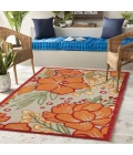 LR Home Copa Cabana 81820 Orange 5' X 8' Rect. Rug