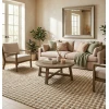 Rugs Town 82926 Natural / Ivory 7ft.9in. x 9ft.9in. Rect. Rug