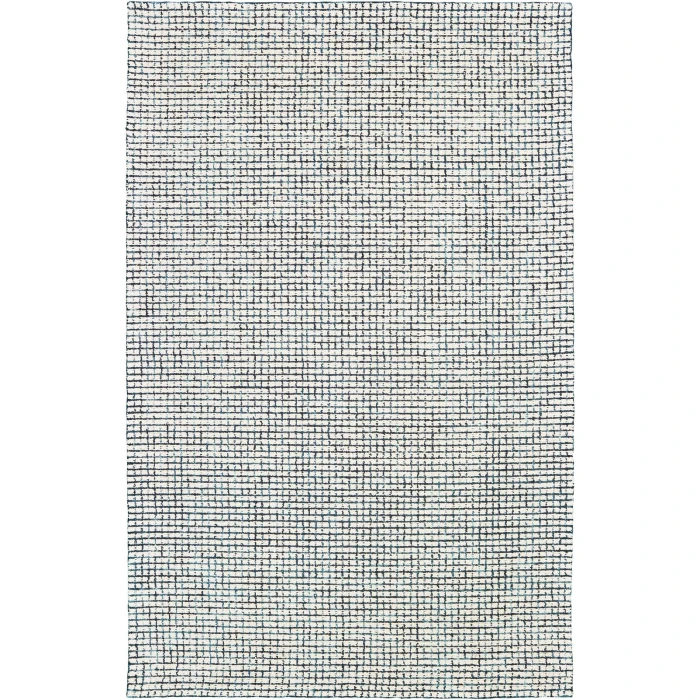 LR Home Criss Cross Navy/Ivory 81295 7 ft. 9 in. X 9 ft. 9 in. Rect. Rug