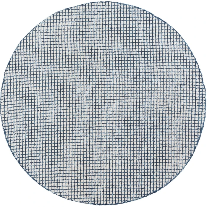 Rugs Town Cross Blue CRISS 8ft. Round Rug