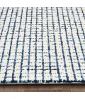 LR Home Criss Cross Blue CRISS 4ft. x 6ft. Rectangle Rug